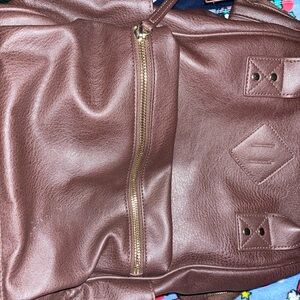 ✨Used ✨Unisex Backpack dark neutral brown !